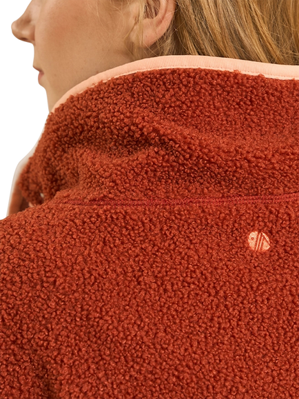 ACAI Campfire Quilted Fleece, Russet - view 2, Russet
