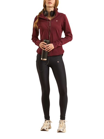 ACAI Endurasoft Full Zip Fleece, Burgundy