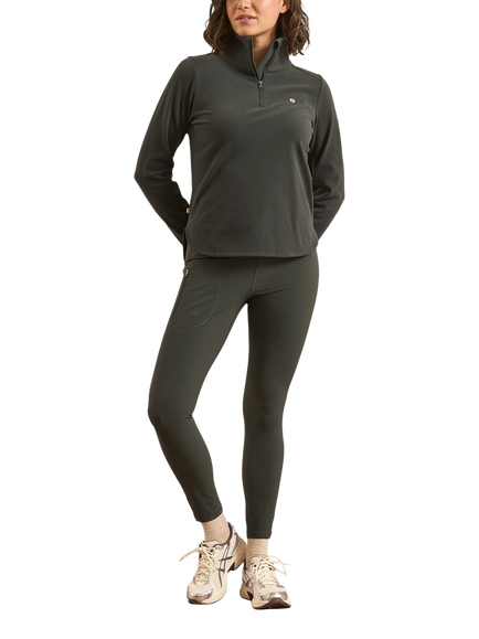 ACAI Endurasoft Quarter Zip Fleece, Forest Green