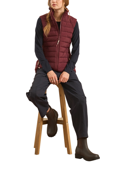 ACAI Cloudguard Water-Resistant Gilet, Burgundy