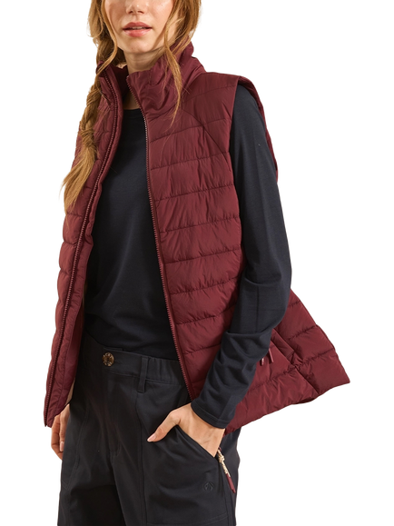 ACAI Cloudguard Water-Resistant Gilet - view 2, Burgundy