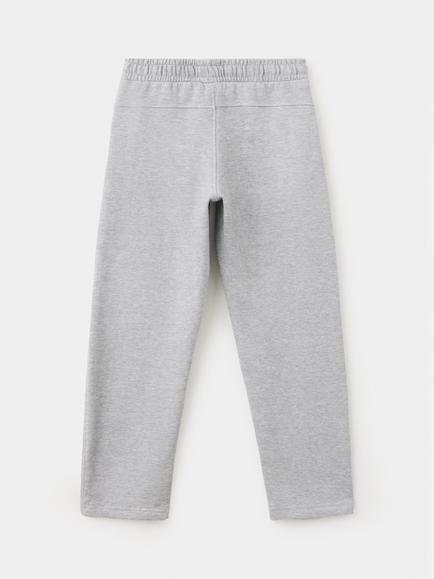 Mango Kids' Pantalon Cotton Blend Joggers, Mid Grey Melange - view 2, Mid Grey Melange