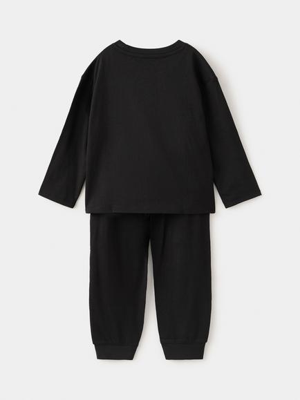 Mango Baby Skeleton Pyjamas, Black - view 2, Black