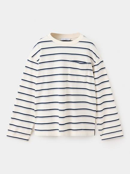 Mango Kids' Mariner Oversized Crew Neck T-Shirt, Off White, Off White