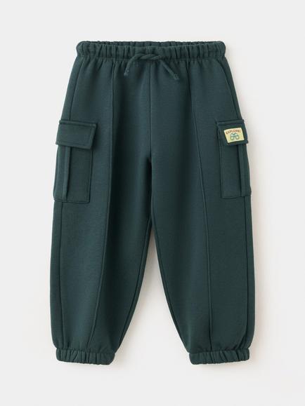 Mango Kids' Joggers, Bottle Green, Bottle Green