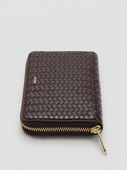 Mango Medium Zip-Up Purse, Chocolate - view 2, Chocolate