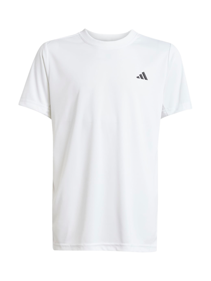 adidas Kids' Club Tennis Short Sleeve T-Shirt, White