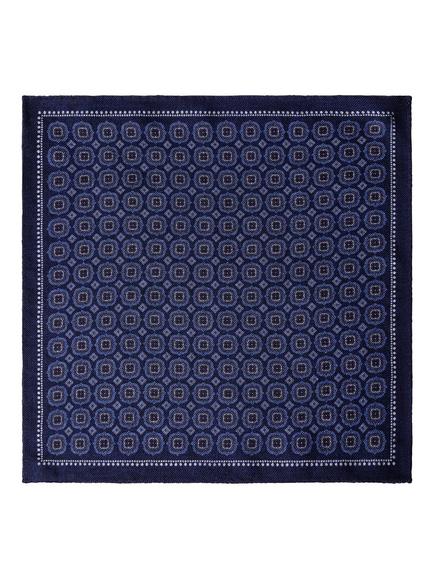 Hackett London Wool Double-Sided Geometric Herringbone Handkerchief, Old Navy