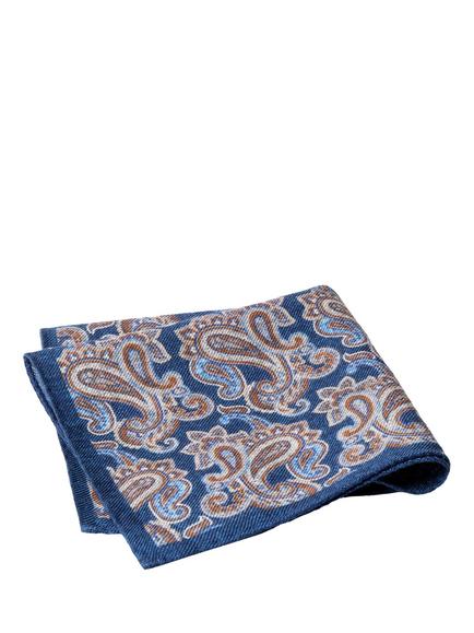 Hackett London Wool Paisley Handkerchief - view 2, Navy