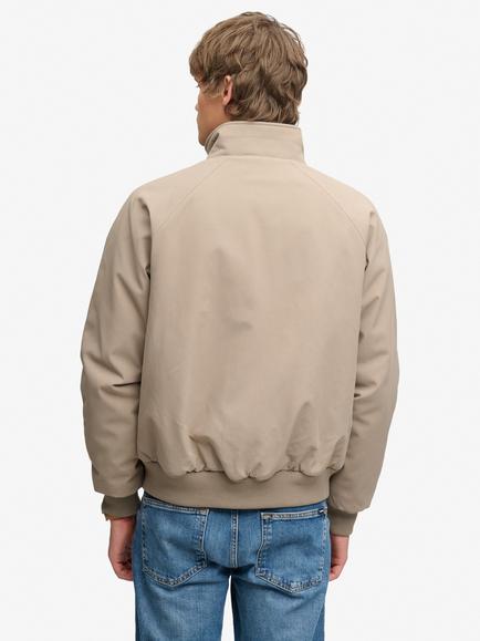 Superdry City Fleece Lined Bomber Jacket, Fallen Rock Brown - view 2, Fallen Rock Brown