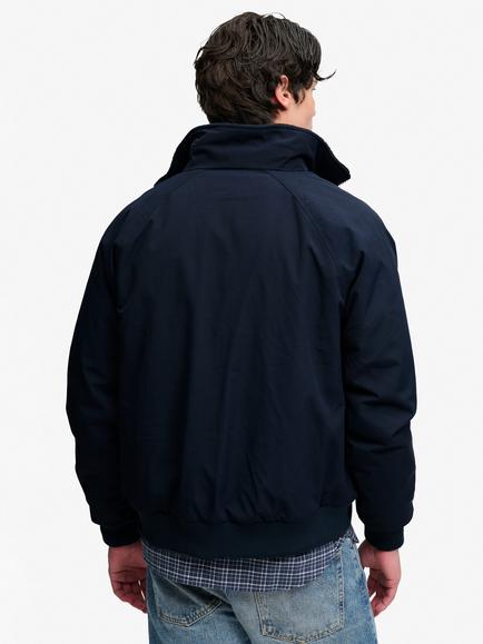 Superdry City Fleece Lined Bomber Jacket, Eclipse Navy - view 2, Eclipse Navy
