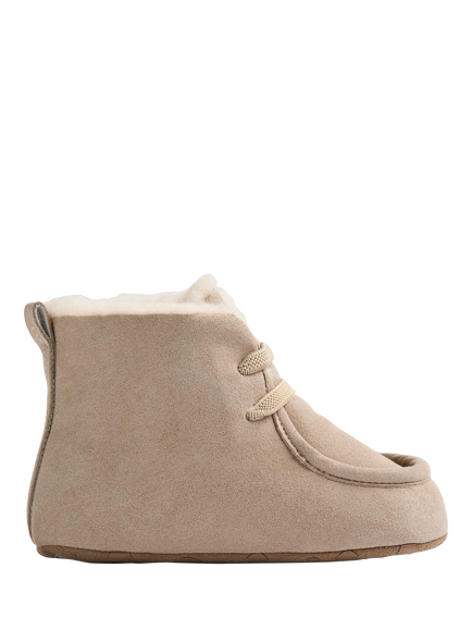 WHEAT Baby Mae Booties, Portabella, Portabella