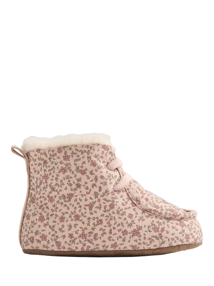 WHEAT Baby Mae Booties, Rose, Rose