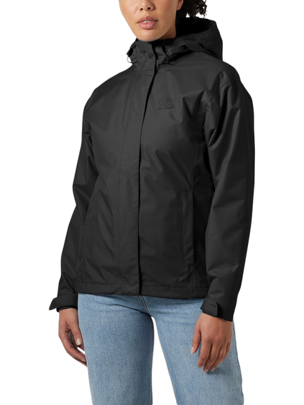 Helly Hansen Women's Seven J Waterproof Jacket, Black