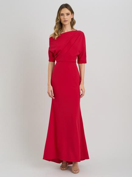 Gina Bacconi Samara Maxi Dress, Red, Red