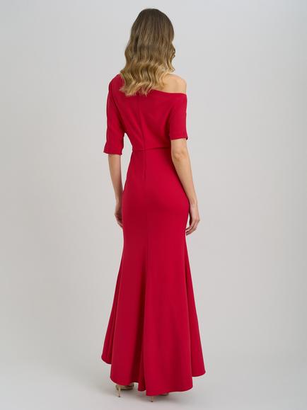 Gina Bacconi Samara Maxi Dress, Red - view 2, Red
