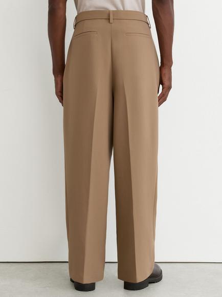 Reiss Atwell Wide Leg Tailored Trousers, Camel - view 2, Camel Brown