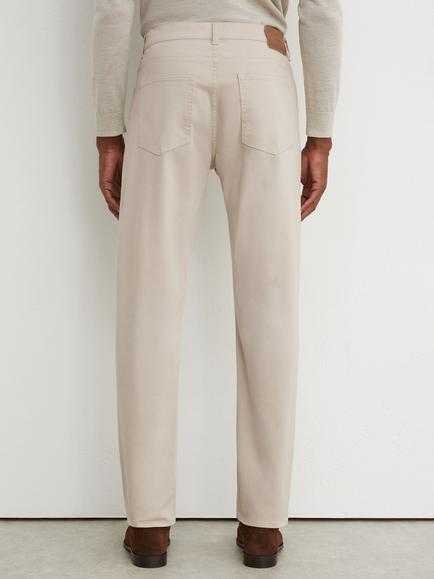 Reiss Sunset Cotton Stretch Garment Dyed Slim Fit Jeans - view 2, Washed Stone