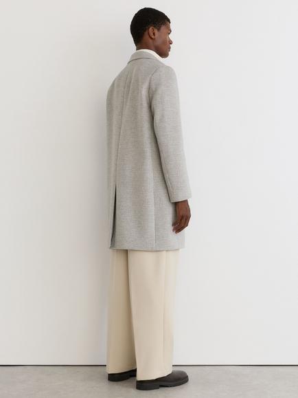 Reiss Dawn Wool Blend Overcoat, Soft Grey - view 2, Soft Grey