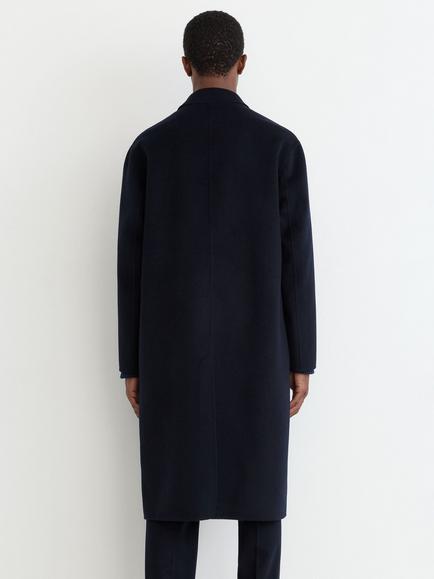 Reiss Eclipse Wool Blend Overcoat, Navy - view 2, Navy