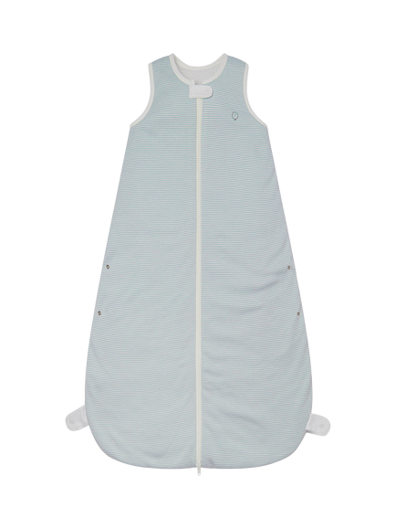 MORI Baby Zip Front Sleeping Bag, 2.5 Tog, Blue - view 2, Blue