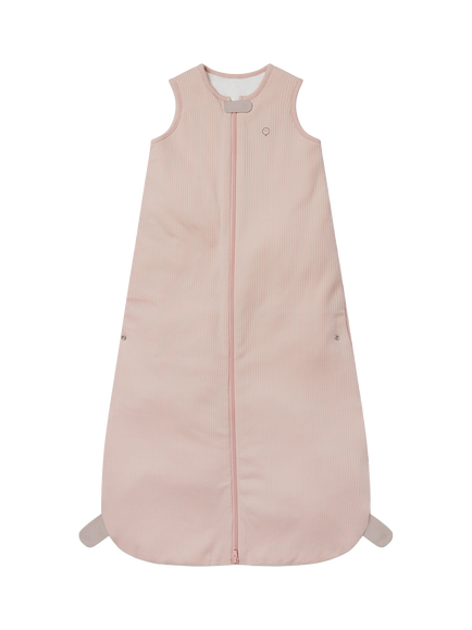 MORI Baby Zip Front Sleeping Bag, 2.5 Tog, Blush - view 2, Blush