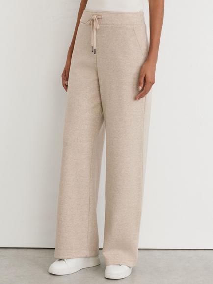 Reiss Sylvie Textured Herringbone Joggers, Neutral, Neutral