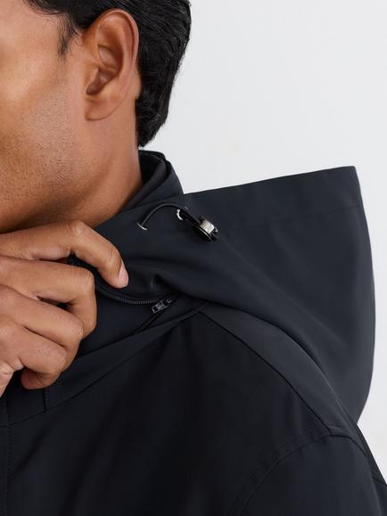 Reiss Hilson Overcoat, Navy - view 2, Navy