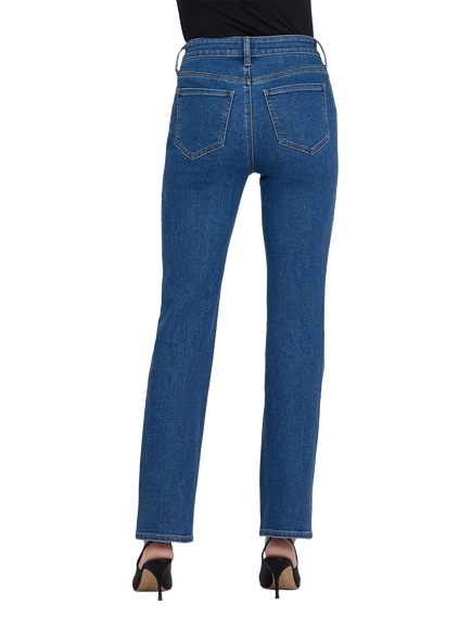 NYDJ Marilyn Floral Stone Straight Jeans, Hosta - view 2, Hosta