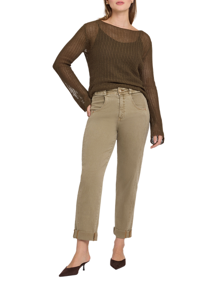 NYDJ Kasey Stovepipe High Rise Ankle Jeans, Retro Travertine