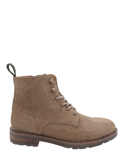 Jones Bootmaker Derry Suede Lace Up Ankle Boots, Taupe, Taupe
