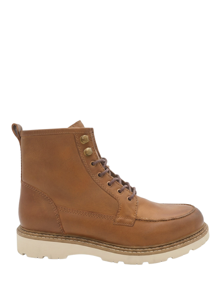 Jones Bootmaker Essex Lace Up Leather Ankle Boots, Tan, Tan
