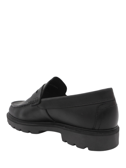 Jones Bootmaker Peregrine Chunky Sole Penny Loafer, Black - view 2, Black