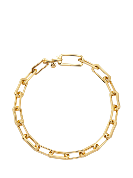 Monica Vinader Alta Mini Link Chain Bracelet, Gold, Gold