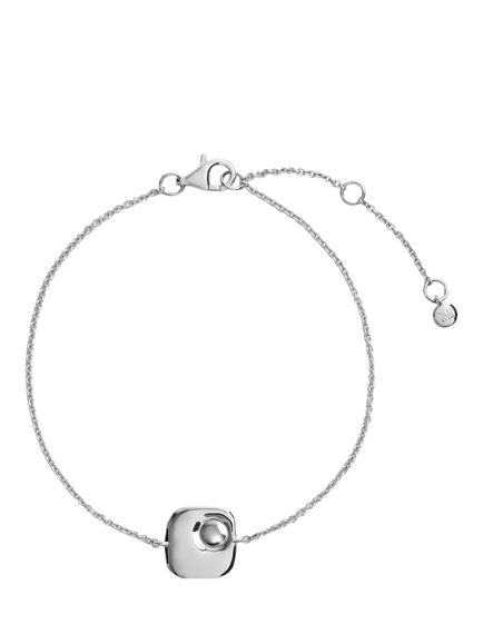 Monica Vinader Amaia Chain Charm Bracelet, Silver, Silver