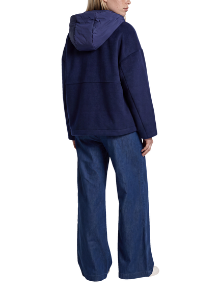 Smith & Soul Wool Blend Hybrid Hooded Zip-Up Jacket, Marine - view 2, Marine