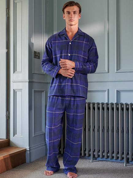 British Boxers Brushed Cotton Tartan Pyjama Set, Torridon, Torridon