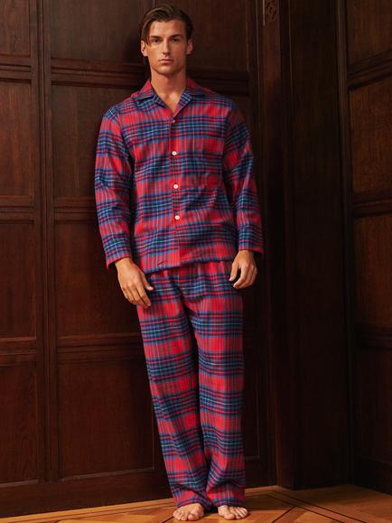 British Boxers Brushed Cotton Tartan Pyjama Set, Iona, Iona