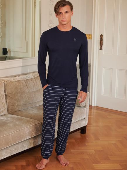 British Boxers Bamboo Pyjama Set, Night, Night