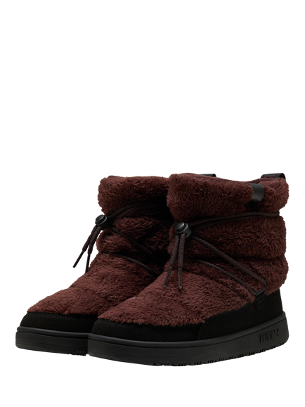 PUMA Snowbae Suede Boots - view 2, Chocolate