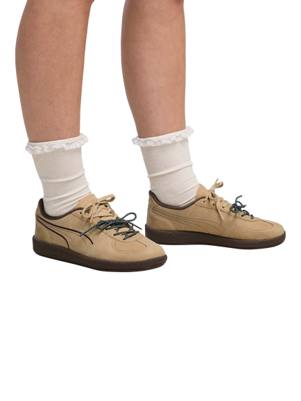 PUMA Palermo Trainers, Cashew - view 2, Cashew Brown-gum