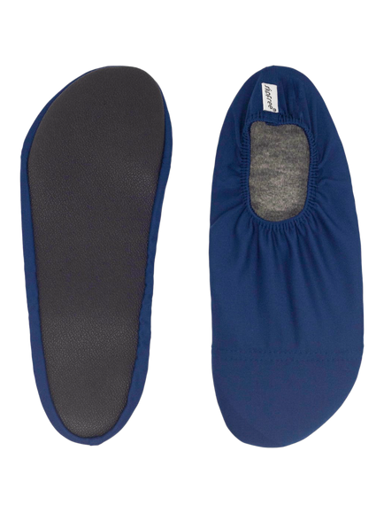Slipfree Older Kids' Soft Sole Non-Slip Swim Shoes, Navy - view 2, Navy Blue