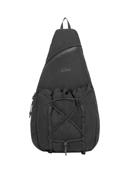 ELLIKER Mire Ripstop Packable Sling Bag, 11L, Black