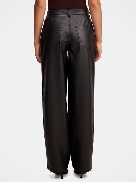 Forever New Cara Barrel Leg Trousers - view 2, Black
