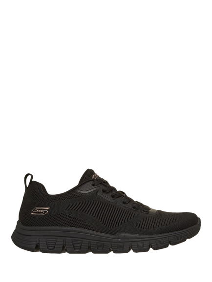Skechers BOBS Sport B Lite Trainers, Black, Black