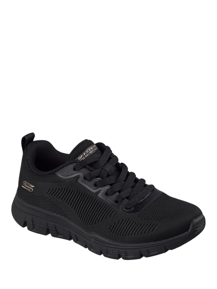 Skechers BOBS Sport B Lite Trainers, Black - view 2, Black