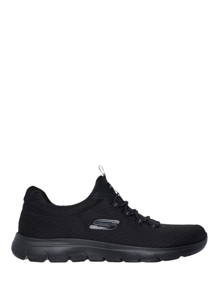 Skechers Summits Slip On Trainers, Black, Black