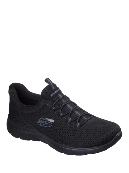 Skechers Summits Slip On Trainers, Black - view 2, Black