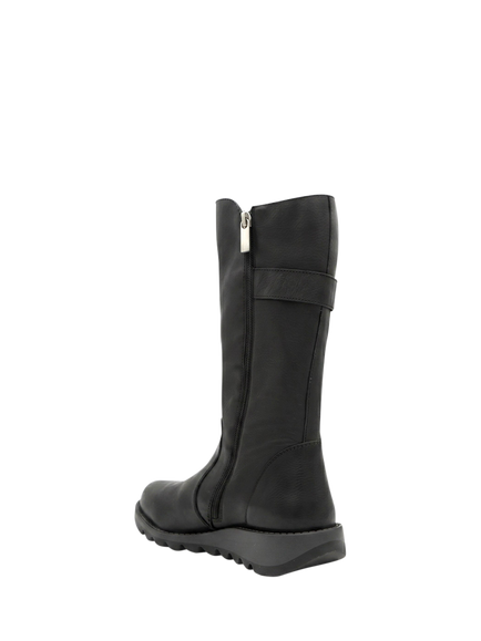 Jones Bootmaker Edita2 Long Leather Boots - view 2, Black