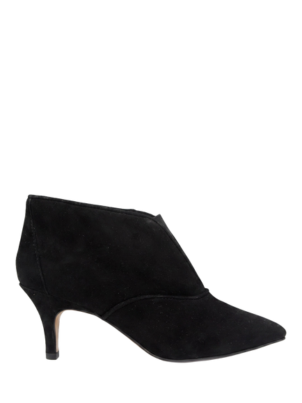 Jones Bootmaker Kalliope Stiletto Suede Ankle Boots, Black